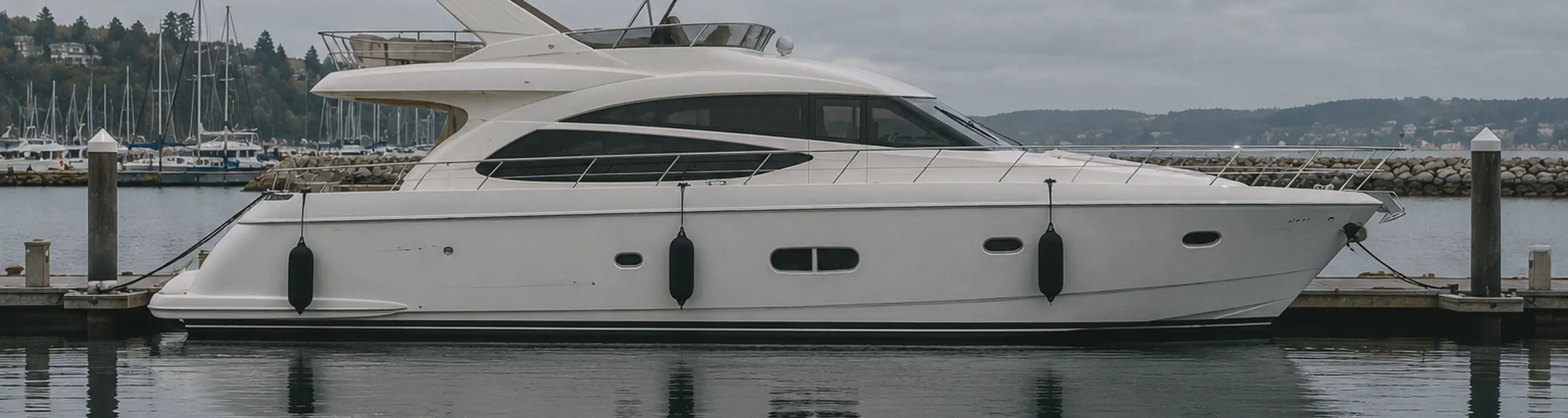 A yacht